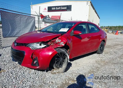 2015 Toyota Corolla S Plus from USA, damaged, VIN 2T1BURHE8FC362979